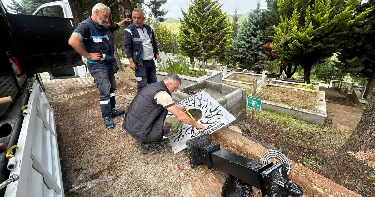 Büyükşehir, mezarlıkların su altyapısını güçlendiriyor