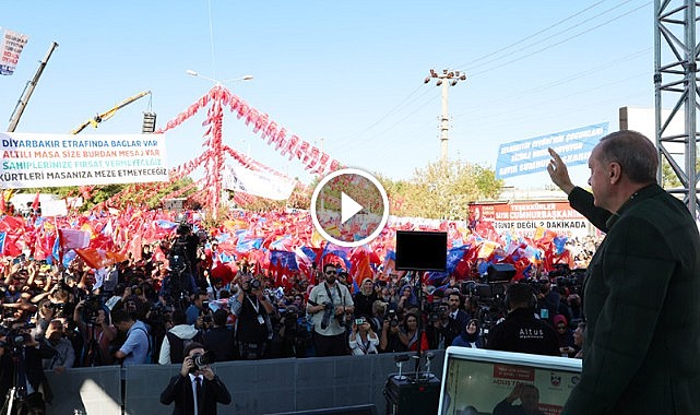 CUMHURBAŞKANI ERDOĞAN DİYARBAKIR DA