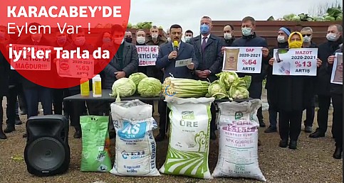 İYİ PARTİ TARLAYA İNDİ