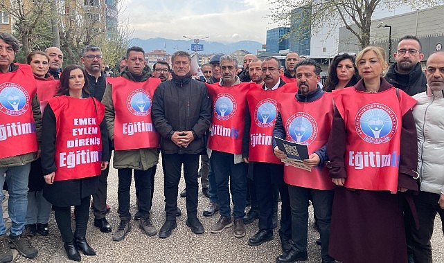 Eğitim İş Bursa Şubesi: "Zulmünüz varsa, direnişimiz var"