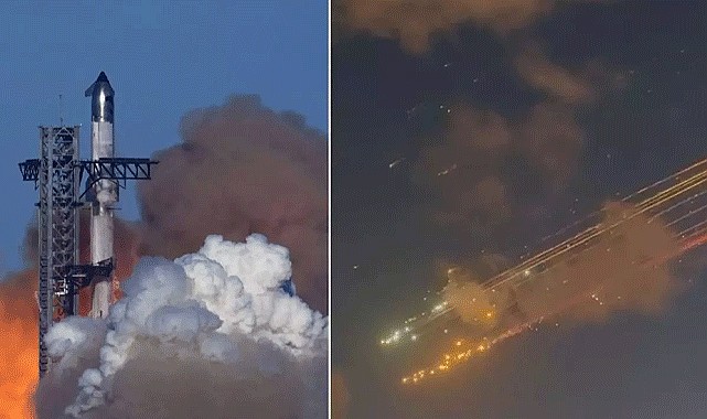 Elon Musk'ın dev roketi havada patladı