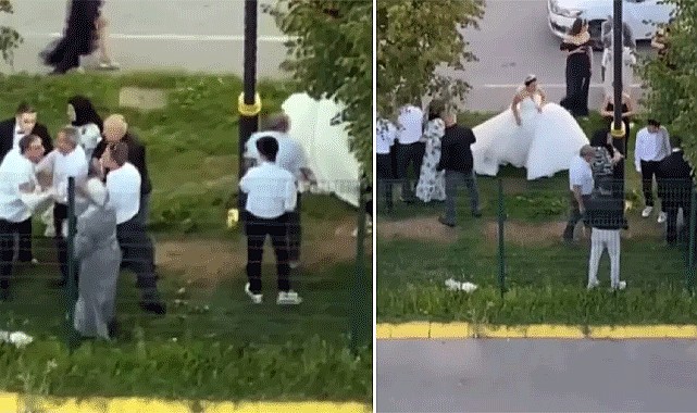 Gelin ve damadın kabus dolu anları!