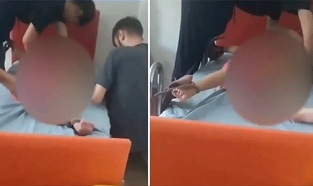 Bakımevinde skandal görüntü!