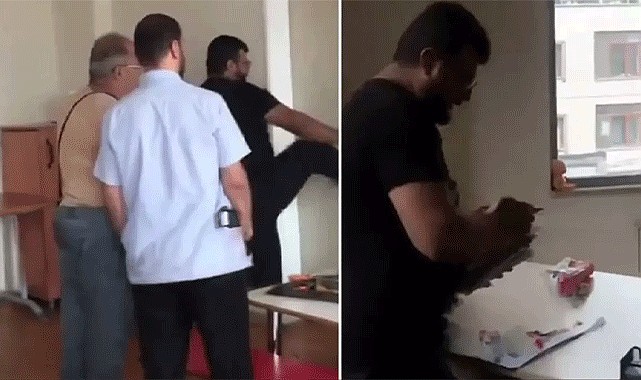 Bu kez kadın müdürün kapısını kırdı