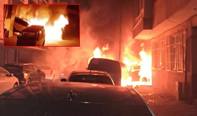 Bahçelievler'de Gece Yarısı Yangın Panik Yaratttı